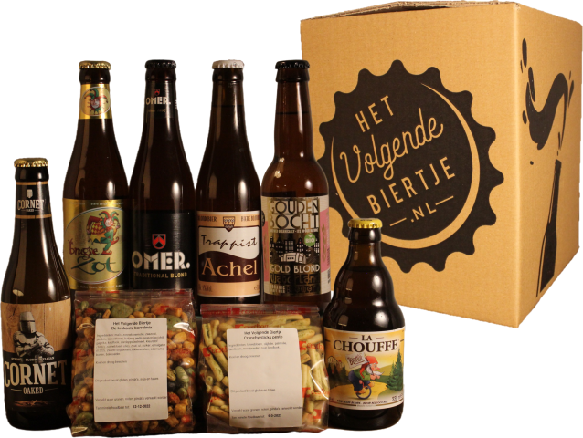 Bierpakket Zwaar Blond met borrelmixen